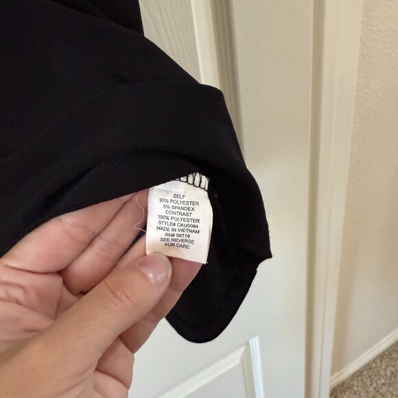 Black Plus Size Top Size 3X - Picture 5 of 5